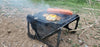 SMALL "Firebox Saddle" flat pack wood stove 12in Preorder