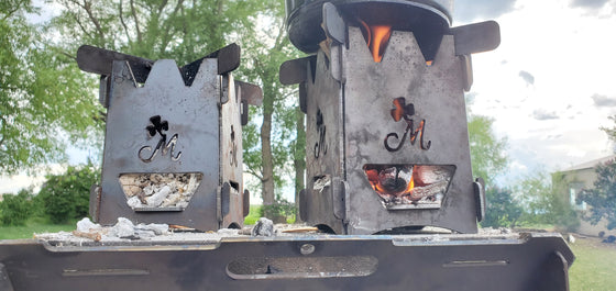Firebox "Wayfarin' Stranger" flat pack wood stove 4in Preorder