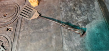  Twisted rail spike spatula with stainless steel plate