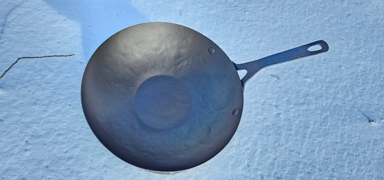 The Vaquero ~ 13in Lightweight FLAT bottom wok