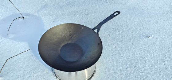 The Vaquero ~ 13in Lightweight FLAT bottom wok
