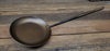Hand Forged 7.5in small pack skillet with long open fire handle Made to Order